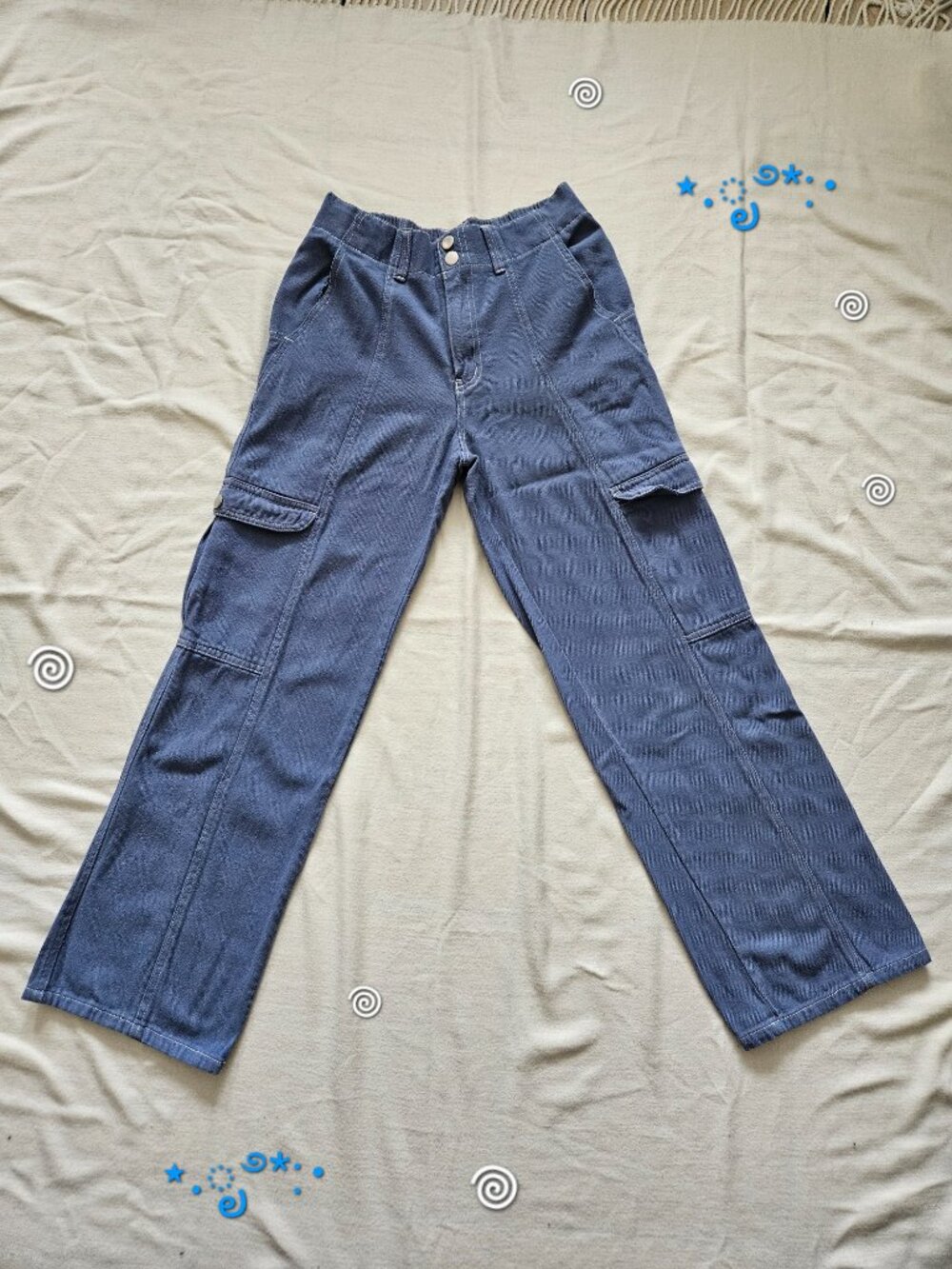 High Rise Cargo Pants